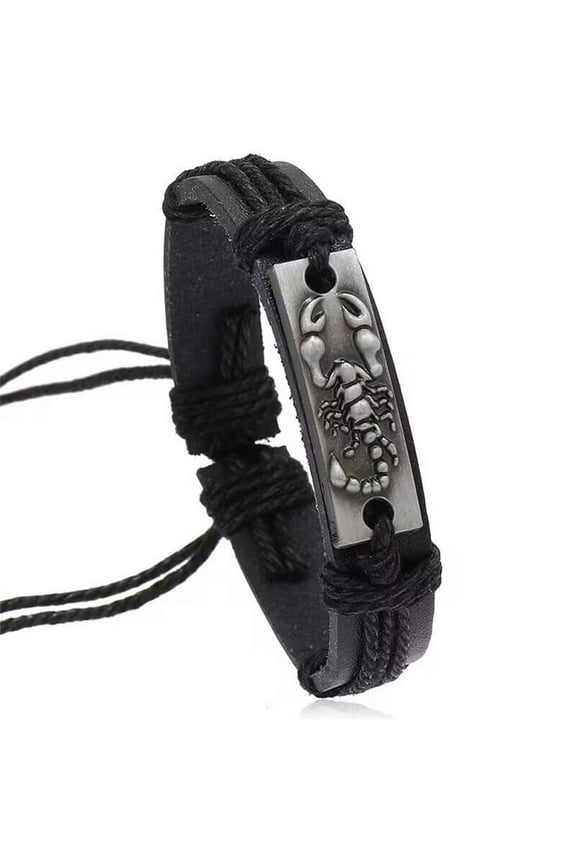 Veshon Leather Bracelets For Men, Teens and Boys, Perfect for Spiritual, Inspirational, Anxiety, and Sobriety Gifts