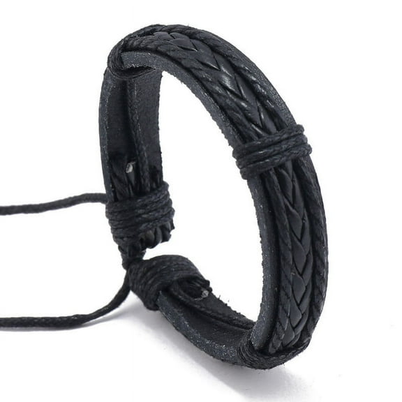 Veshon Leather Bracelets For Men, Teens and Boys, Perfect for Spiritual, Inspirational, Anxiety, and Sobriety Gifts