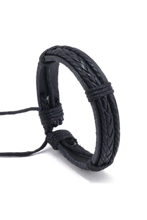 Veshon Leather Bracelets For Men, Teens and Boys, Perfect for Spiritual, Inspirational, Anxiety, and Sobriety Gifts