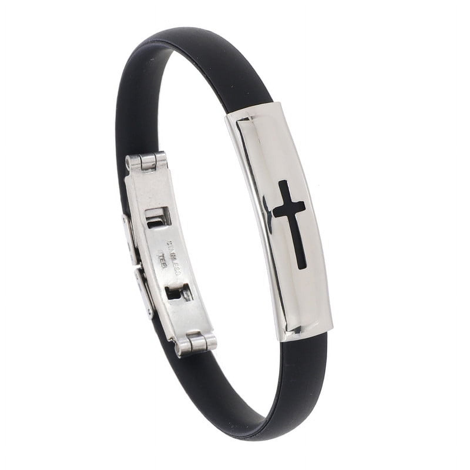Personalzed Slcone Bracelet for Dad Slcone Wrstbands for Fathers