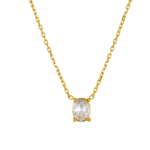 Veshon Necklaces for Women, Dainty Gold Necklace 18k Gold Plated Long Lariat Necklace Dainty Gold CZ Choker Necklaces for Women Veshon Gold Necklace Jewelry Gifts