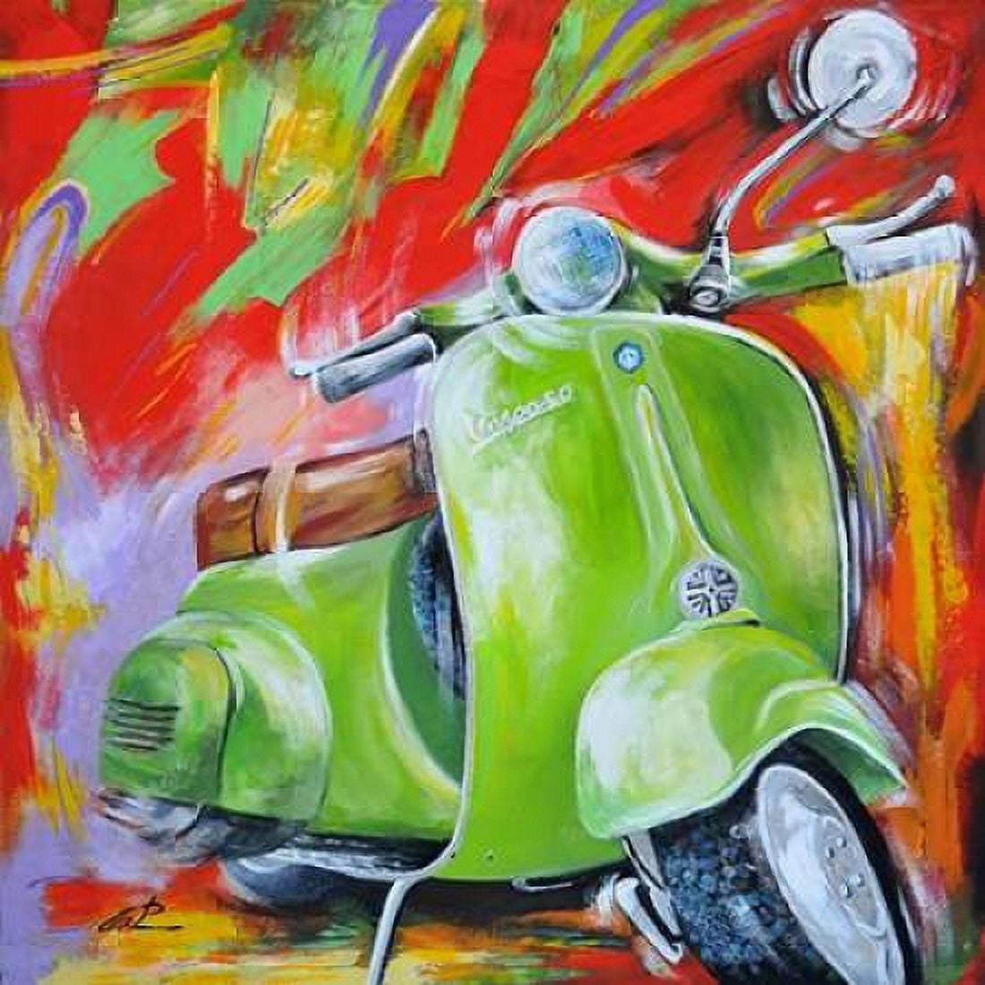Vespa I Canvas Art - Pasquale Colle (24 x 24)