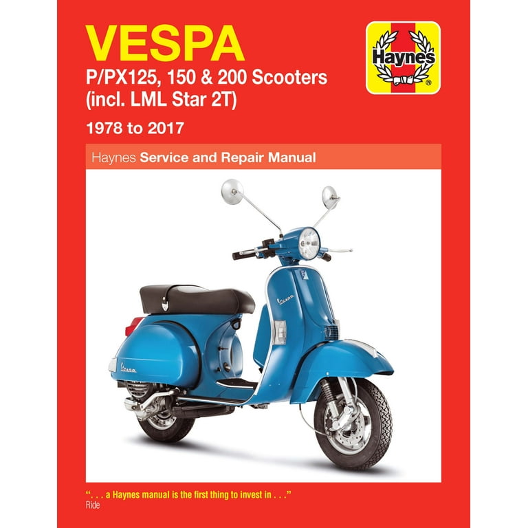 Vespa P/PX 125, 150 & 200 (78-17) (Includes LML Star 2T