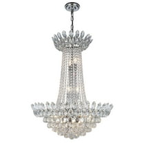 Vesper 13 light Chrome Chandelier Clear Royal Cut Crystal