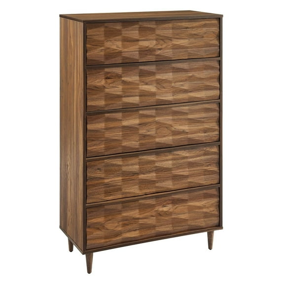 Vespera 5-Drawer Chest Walnut