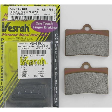 Vesrah VD-945JL Sintered Metal Brake Pads