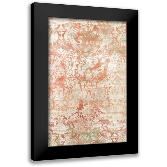 Vess, June Erica 10x14 Black Modern Framed Museum Art Print Titled - Garnet Weft IV