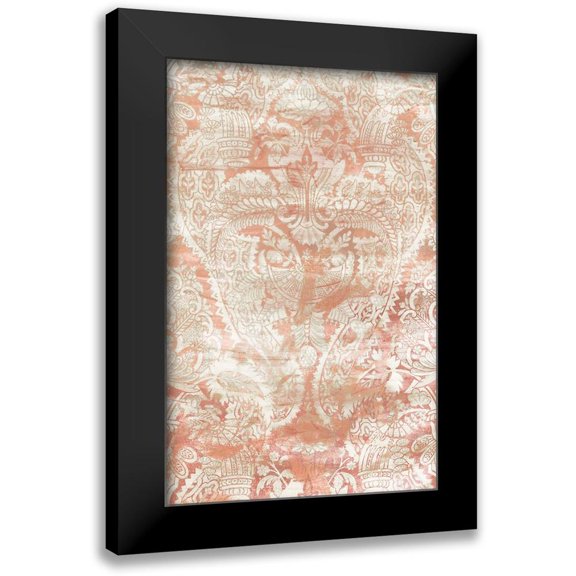 Vess, June Erica 10x14 Black Modern Framed Museum Art Print Titled - Garnet Weft I