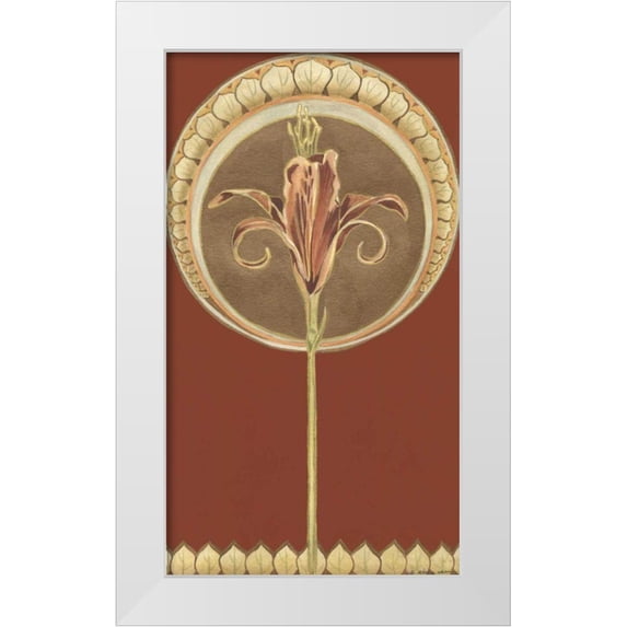 Vess, June Erica 10x14 White Modern Wood Framed Museum Art Print Titled - Fleur d Epice II