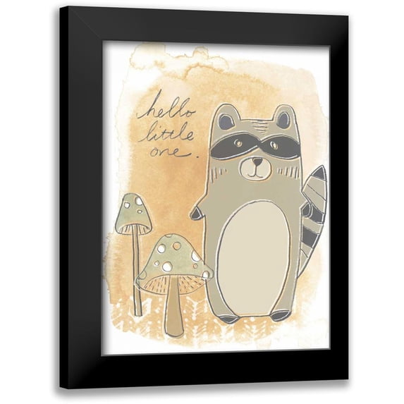 Vess, June Erica 11x14 Black Modern Framed Museum Art Print Titled - Woodland Whimsy IV