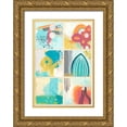 thumbnail image 1 of Vess, June Erica 11x14 Gold Ornate Wood Framed with Double Matting Museum Art Print Titled - Gallery Petite II, 1 of 4