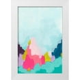thumbnail image 1 of Vess, June Erica 11x14 White Modern Wood Framed Museum Art Print Titled - Pixel Borealis I, 1 of 4
