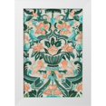 thumbnail image 1 of Vess, June Erica 11x14 White Modern Wood Framed Museum Art Print Titled - Verdant Tapestry II, 1 of 4