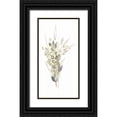 thumbnail image 1 of Vess, June Erica 11x18 Black Ornate Wood Framed with Double Matting Museum Art Print Titled - Botanica Whimsy I, 1 of 4