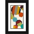 thumbnail image 1 of Vess, June Erica 11x18 Black Ornate Wood Framed with Double Matting Museum Art Print Titled - Poly-Rhythimic VI, 1 of 4