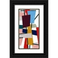 thumbnail image 1 of Vess, June Erica 11x18 Black Ornate Wood Framed with Double Matting Museum Art Print Titled - Polygon Mobile I, 1 of 4