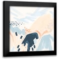 thumbnail image 1 of Vess, June Erica 12x12 Black Modern Framed Museum Art Print Titled - Abstract Fields I, 1 of 5