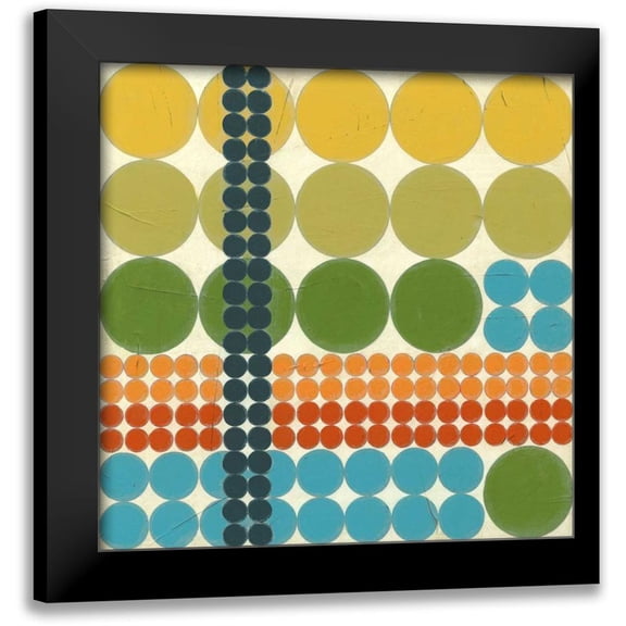 Vess, June Erica 12x12 Black Modern Framed Museum Art Print Titled - Arcade I