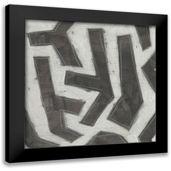 Vess, June Erica 12x12 Black Modern Framed Museum Art Print Titled - Artifact II