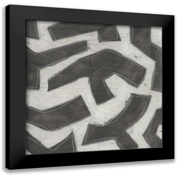 Vess, June Erica 12x12 Black Modern Framed Museum Art Print Titled - Artifact IV