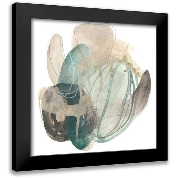 Vess, June Erica 12x12 Black Modern Framed Museum Art Print Titled - Cactus Gesture II