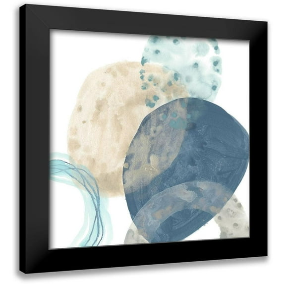 Vess, June Erica 12x12 Black Modern Framed Museum Art Print Titled - Circlet I