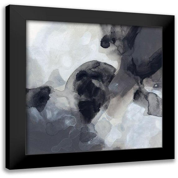 Vess, June Erica 12x12 Black Modern Framed Museum Art Print Titled - Cloud Structure IV