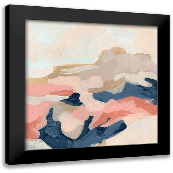 Vess, June Erica 12x12 Black Modern Framed Museum Art Print Titled - Dappled Mesa I