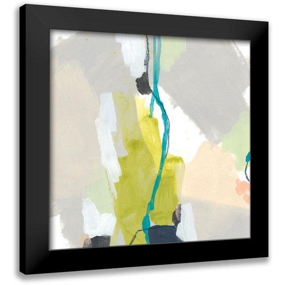 Vess, June Erica 12x12 Black Modern Framed Museum Art Print Titled - Flow Form II