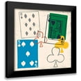 thumbnail image 1 of Vess, June Erica 12x12 Black Modern Framed Museum Art Print Titled - Game Time II, 1 of 5