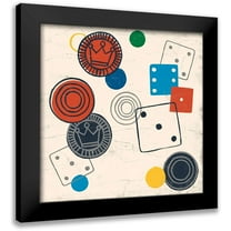 Vess, June Erica 12x12 Black Modern Framed Museum Art Print Titled - Game Time IV