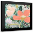 thumbnail image 1 of Vess, June Erica 12x12 Black Modern Framed Museum Art Print Titled - Garden Confetti I, 1 of 5
