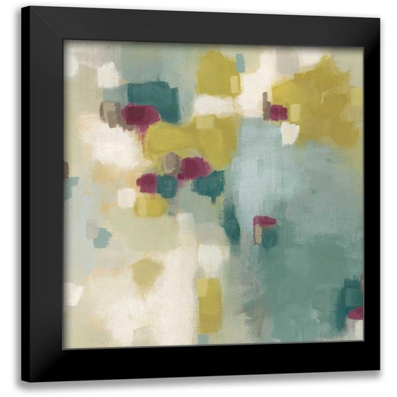 Vess, June Erica 12x12 Black Modern Framed Museum Art Print Titled - Harbor Lights II