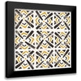 thumbnail image 1 of Vess, June Erica 12x12 Black Modern Framed Museum Art Print Titled - Kitwe IX, 1 of 5