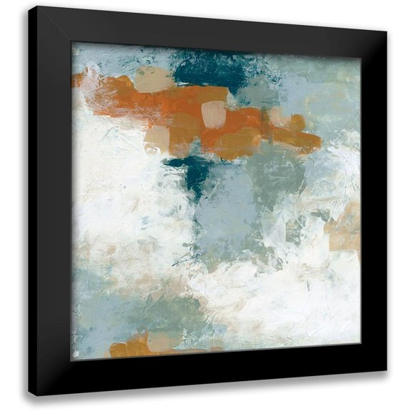 Vess, June Erica 12x12 Black Modern Framed Museum Art Print Titled - Lake Effect II