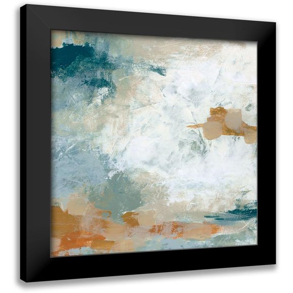 Vess, June Erica 12x12 Black Modern Framed Museum Art Print Titled - Lake Effect I