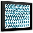 thumbnail image 1 of Vess, June Erica 12x12 Black Modern Framed Museum Art Print Titled - Liquid Motif I, 1 of 5