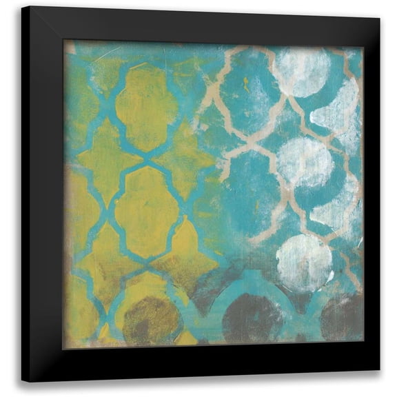 Vess, June Erica 12x12 Black Modern Framed Museum Art Print Titled - Neo Lattice I