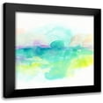 thumbnail image 1 of Vess, June Erica 12x12 Black Modern Framed Museum Art Print Titled - Ocean Aurora II, 1 of 5