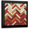 thumbnail image 1 of Vess, June Erica 12x12 Black Modern Framed Museum Art Print Titled - Parquet Prism IV, 1 of 5