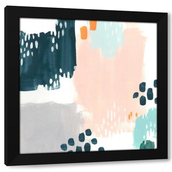 June Erica Vess 12x12 Black Modern Wood Framed Wall Art Titled - Precept IX