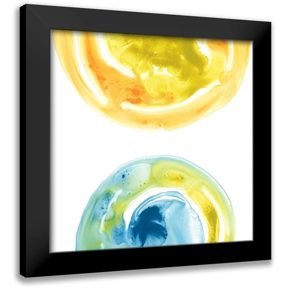 Vess, June Erica 12x12 Black Modern Framed Museum Art Print Titled - Prisma Circuit IV