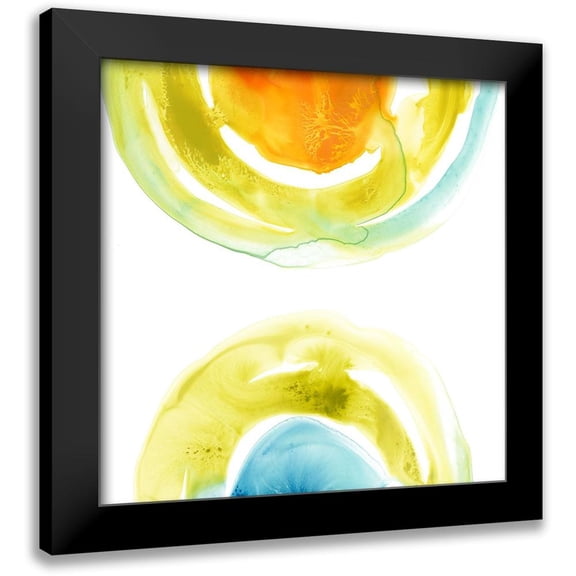 Vess, June Erica 12x12 Black Modern Framed Museum Art Print Titled - Prisma Circuit I