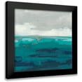 thumbnail image 1 of Vess, June Erica 12x12 Black Modern Framed Museum Art Print Titled - Sea Foam Vista II, 1 of 5