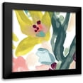 thumbnail image 1 of Vess, June Erica 12x12 Black Modern Framed Museum Art Print Titled - Tropical Impulse I, 1 of 5