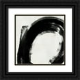 thumbnail image 1 of Vess, June Erica 12x12 Black Ornate Wood Framed with Double Matting Museum Art Print Titled - Block Brushwork II, 1 of 4