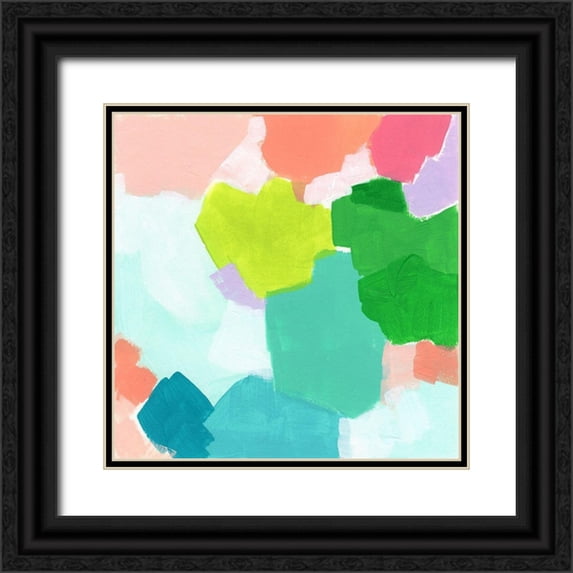Vess, June Erica 12x12 Black Ornate Wood Framed with Double Matting Museum Art Print Titled - Bright Window II