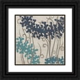 thumbnail image 1 of Vess, June Erica 12x12 Black Ornate Wood Framed with Double Matting Museum Art Print Titled - Coral Oasis II, 1 of 4