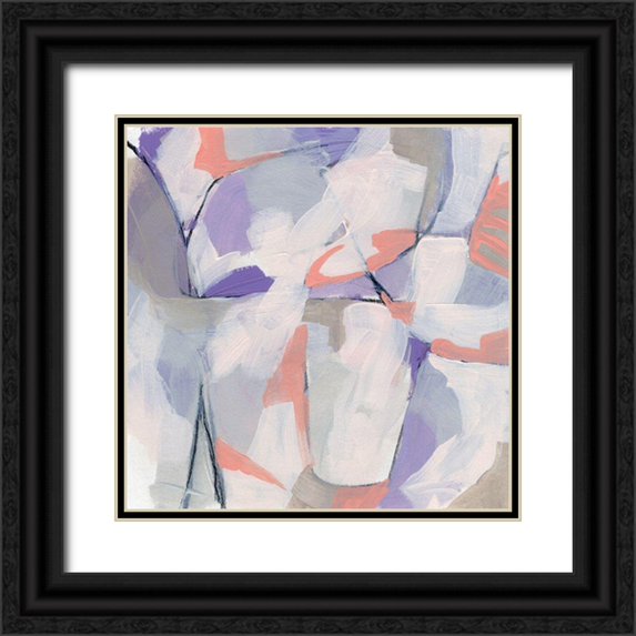 Vess, June Erica 12x12 Black Ornate Wood Framed with Double Matting Museum Art Print Titled - Desert Glacier II