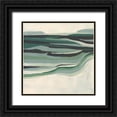 thumbnail image 1 of Vess, June Erica 12x12 Black Ornate Wood Framed with Double Matting Museum Art Print Titled - Green Mesa II, 1 of 4